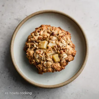 Delicia Saludable de Galletas de Avena con Pl&aacute;tano y Manzana Tarjeta de receta