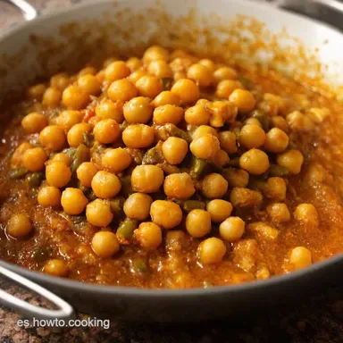 Garbanzos con Acelgas Receta Casera que te Abraza el Alma Tarjeta de receta