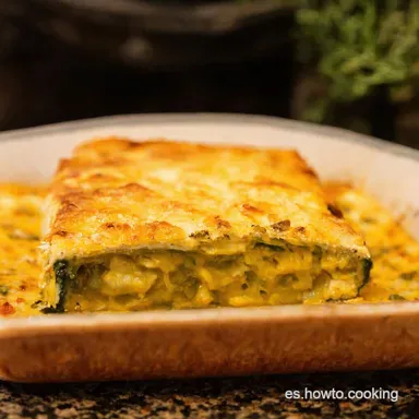 Lasa&ntilde;a de Calabac&iacute;n A la Mediterr&aacute;nea Receta Ligera Tarjeta de receta