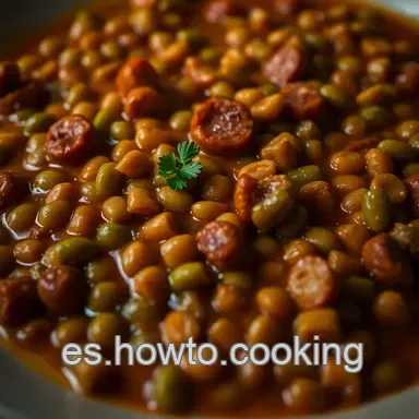 Lentejas con Chorizo: Receta de la Abuela &iexcl;F&aacute;cil y Rica! Tarjeta de receta