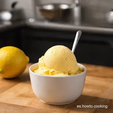 Limon Helado Receta Cremosa Colombiana Refrescante Tarjeta de receta
