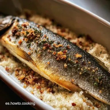 Lubina a la Sal: Cocci&oacute;n Perfecta al Horno Tarjeta de receta