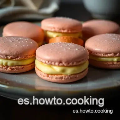 Macarons Tarta de Queso: Receta Dulce con Alma Obreg&oacute;n Tarjeta de receta