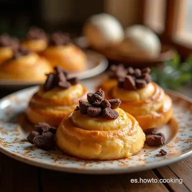 Magdalenas con Chips de Chocolate El Copete Esponjoso que Siempre Funciona Tarjeta de receta