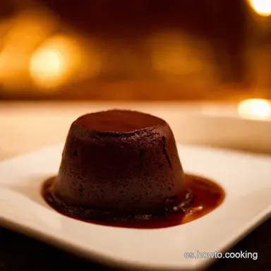 Chocolate Fundido al Instante Coulant de Chocolate F&Aacute;CIL Tarjeta de receta