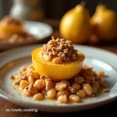 Manzanas Rellenas con Cereal Un Postre de la Abuela Modernizado Tarjeta de receta