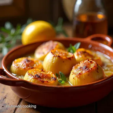 Manzanas Rellenas al Horno Receta de la Abuela F&Aacute;CIL Tarjeta de receta