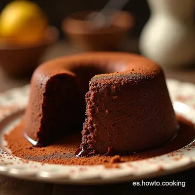 Mi Secreto Fondant Mega Coulant Explosivo Tarjeta de receta