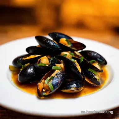 Mejillones Estilo Thai al Estilo Julius Receta F&aacute;cil Tarjeta de receta