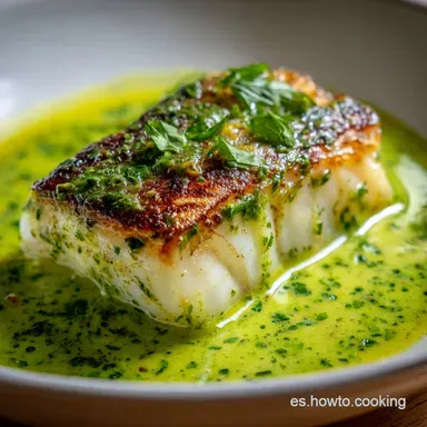 Receta Merluza en Salsa Verde para 4 raciones Tarjeta de receta