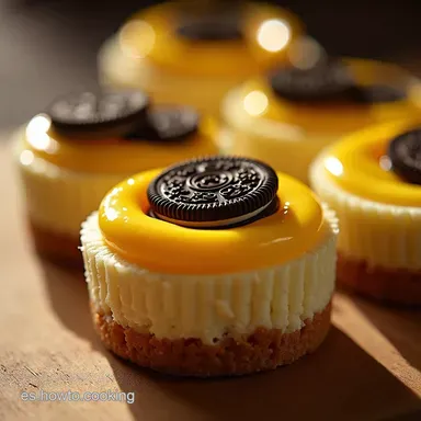 Mini Cheesecake de Oreo F&aacute;ciles Receta Estrella Tarjeta de receta