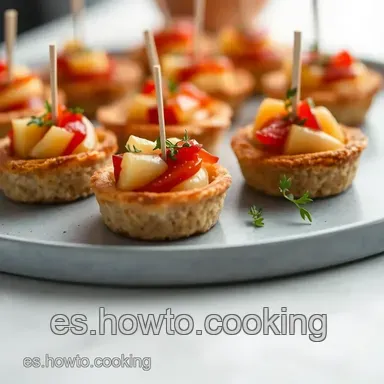 Mini Pinchos Morunos Canap&eacute;s: &iexcl;Canap&eacute;s Faciles con Sabor! Tarjeta de receta