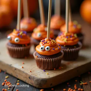 Momias Cakepops Caseras El postre m&aacute;s divertido para Halloween Tarjeta de receta