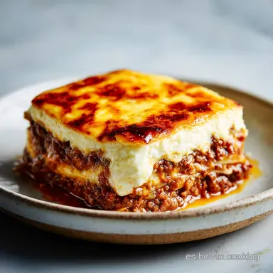 Musaka Receta Original Griega para 8 Raciones