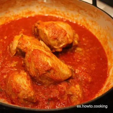 Receta Muslos de Pollo en Salsa Como la de la Abuela Tarjeta de receta