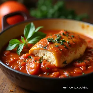 Muslos de Pollo en Salsa Jugosos y F&aacute;ciles al Estilo de la Abuela Tarjeta de receta