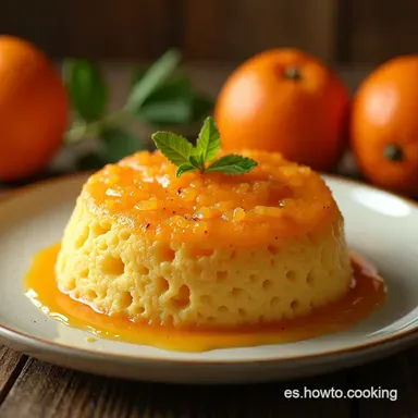 Bizcocho Esponjoso de Naranja Receta Ligera y Aireada Tarjeta de receta