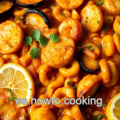 Paella Marisco: &iexcl;Receta F&aacute;cil y Deliciosa al Estilo Espa&ntilde;ol! Tarjeta de receta