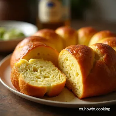 Receta de Pan Brioche Trenzado La Trenza M&aacute;s Suave y Casera Tarjeta de receta