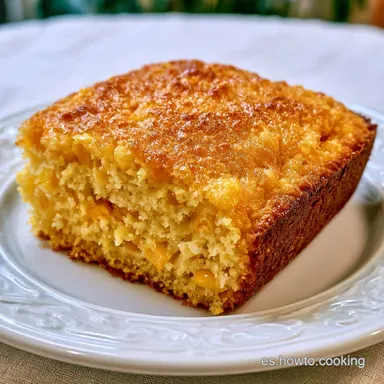 Pan de Elote Doradito para 8 Personas Tarjeta de receta