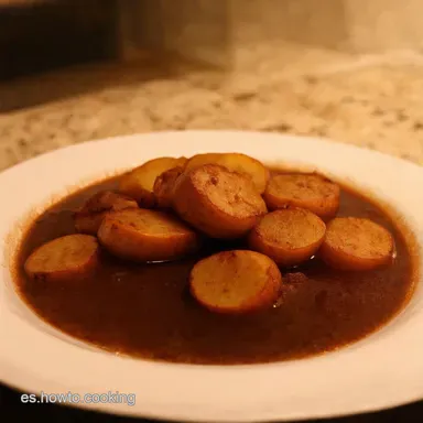 Papas con Choco de la Abuela Receta Tradicional con Sabor Tarjeta de receta