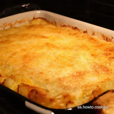 Papas Gratinadas al Horno Receta F&aacute;cil y Deliciosa de la Abuela Tarjeta de receta