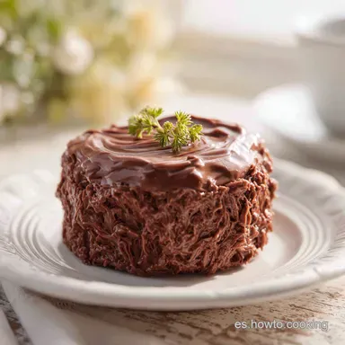 Pastel Alem&aacute;n de Chocolate en 1 Hora Tarjeta de receta