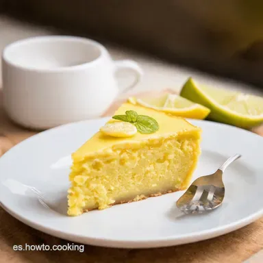 Pastel Carlota de Lim&oacute;n F&aacute;cil El Postre Consentido Tarjeta de receta