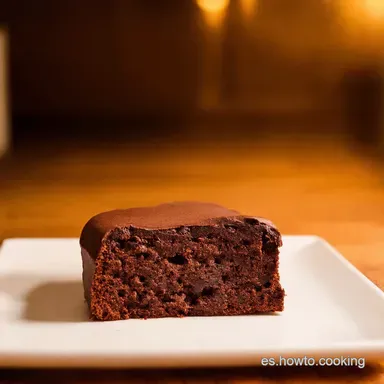 Recetas de Pastel de Chocolate El Secreto de la Abuela Tarjeta de receta