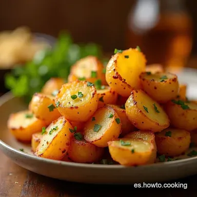Patatas Crujientes en Airfryer Tiernas y Doradas sin Aceite Tarjeta de receta
