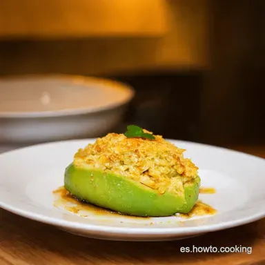 Pechuga Rellena de Aguacate Un Fest&iacute;n Mexicano F&aacute;cil Tarjeta de receta