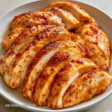 Pechugas de Pollo en Freidora de Aire Tarjeta de receta
