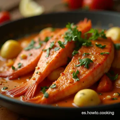 Pescado con Acelgas Receta F&aacute;cil con Toque Mediterr&aacute;neo Tarjeta de receta