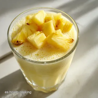 Pi&ntilde;a Colada en 10 Minutos Tarjeta de receta