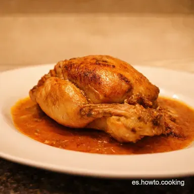 Pollo al Horno A lo Abuela Moderna Jugoso y Crujiente Tarjeta de receta