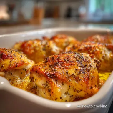 Receta de Julia y su Pollo al Horno: Crujiente al Horno Tarjeta de receta
