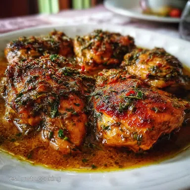 Pollo en Pepitoria Receta de la Abuela: 4 Raciones