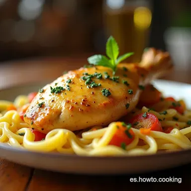 Pollo a la Mostaza de Dijon Salsa Cremosa en 40 Minutos Tarjeta de receta