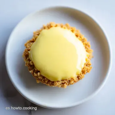Postre Fr&iacute;o de Lim&oacute;n con Yogur Griego Tarjeta de receta