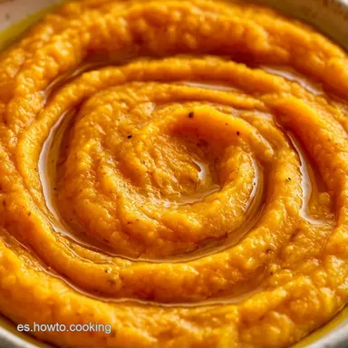 Pur&eacute; Calabac&iacute;n Zanahoria para 4 Personas Tarjeta de receta