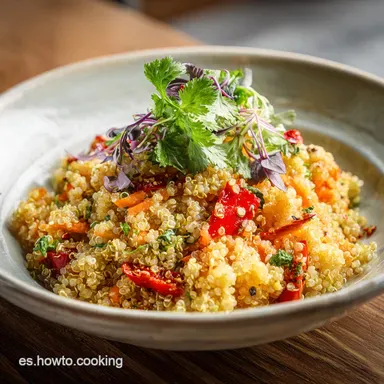 Receta de Quinoa con Verduras en 40 Minutos Tarjeta de receta