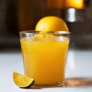 Agua de Guayaba Lim&oacute;n y Jengibre Frescura Mexicana Tarjeta de receta