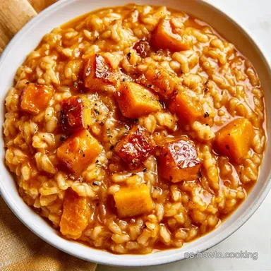 Risotto De Calabaza Para 4 Personas Tarjeta de receta