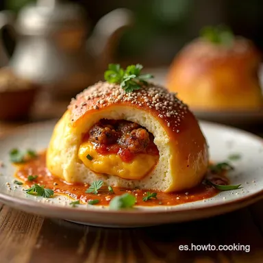 Rol de Muerto Relleno El Pan de Muerto Evolucion&oacute; Tarjeta de receta
