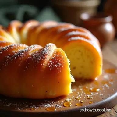 Rosca El&eacute;ctrica Casera El Pan Dulce M&aacute;s Cremoso Tarjeta de receta