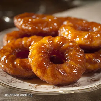 Rosquillas de Semana Santa Receta Cl&aacute;sica de An&iacute;s y Naranja Tarjeta de receta