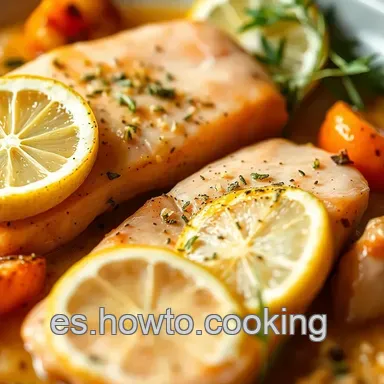 Salm&oacute;n al Horno F&aacute;cil: &iexcl;Mi Secreto con Lim&oacute;n y Hierbas! Tarjeta de receta