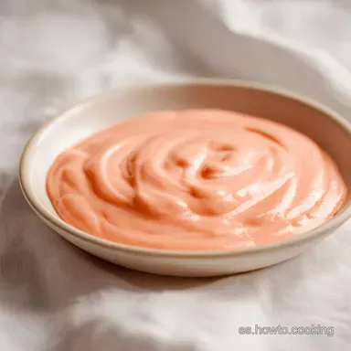 Salsa Deluxe Cremosa con Mayonesa Ligera para 4 Personas Tarjeta de receta