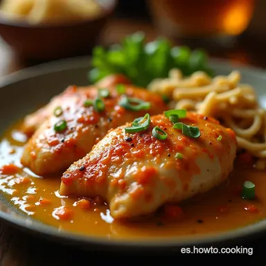 Salteado R&aacute;pido de Pollo Jugoso Crujiente y Listo en 25 Minutos Tarjeta de receta