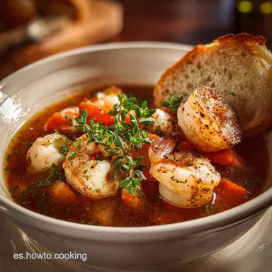 Sopa de Mariscos Mixta: la receta definitiva en 60 minutos Tarjeta de receta